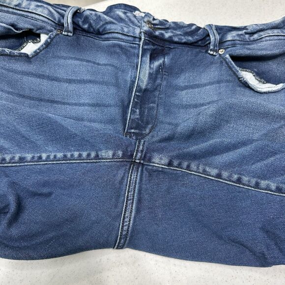 Kancan Jeans Womens 22 Skinny Blue Stretch Denim Distressed Grunge - Picture 13 of 13